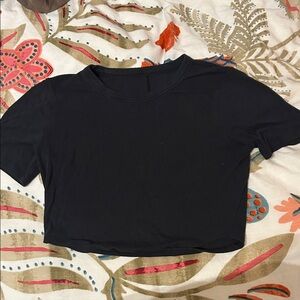 Lululemon Black Hold Tight Crop Top 8